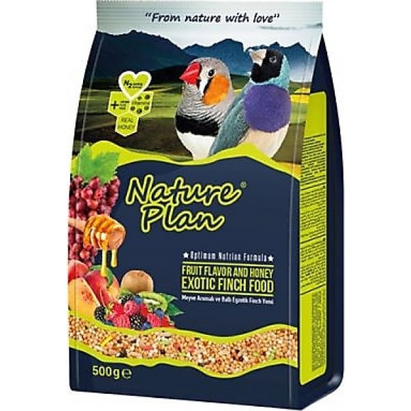 NATURE PLAN MEYVE&BALLI FİNCH YEM 500G